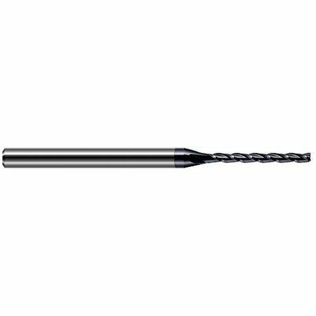 HARVEY TOOL 0.0310 in. 1/32 Cutter dia. x 0.3120 in. 5/16  Carbide Square End Mill, 4 Flutes, AlTiN Coated 802631-C3